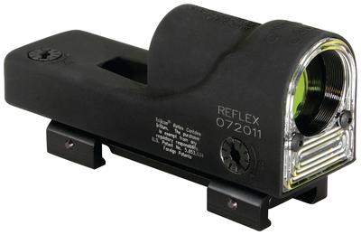 Reflex RX06 Sight 1x24mm 12.9 MOA Amber Triangle Reticle With RX11 Weaver Mount Matte Black