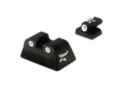 Bright And Tough 3-Dot Night Sights Smith & Wesson 9mm Fixed Rear
