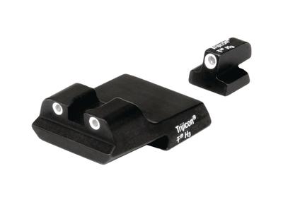Bright And Tough 3-Dot Night Sights Smith & Wesson .40 Long Rear