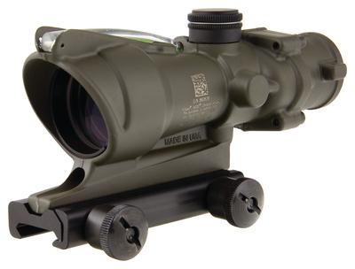 ACOG 4x32 Scope with Green Horseshoe/Dot Reticle and M4 BDC with TA51 Mount Cerakote OD Green Finish