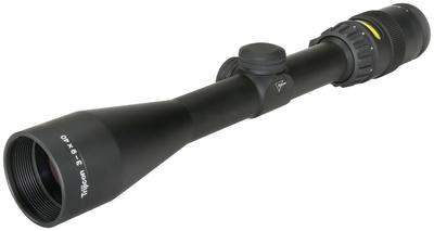 AccuPoint Riflescope 3-9x40mm Mil-Dot Crosshair With Amber Dot Reticle Matte Black