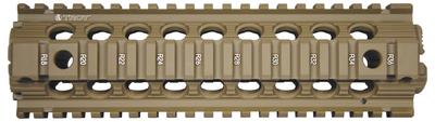 Drop In Battle Rail For Mid-Length Carbines 9 Inch Flat Dark Earth