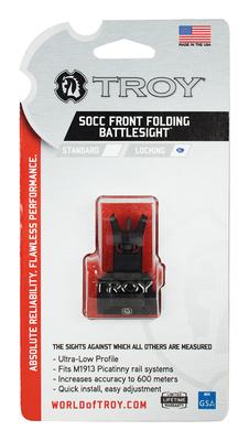 SOCC Ultra Low Profile Folding Front BattleSight Black