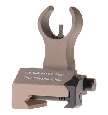 Front Tritium HK Style Folding BattleSights Flat Dark Earth