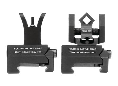 Micro M4 Front and DOA Rear Folding BattleSight Set Flat Dark Earth