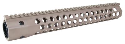 BattleRail Revolution Rail 15 Inches Flat Dark Earth