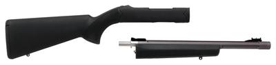 Ruger 10/22 Takedown Threaded Barrel and Stock Combo 16.5 Inch Threaded Barrel Gun Metal Gray Finish Adjustable Sights Black Hogue Overmolded Stock