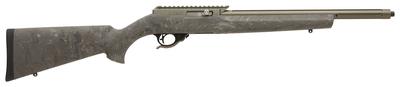 X-Ring .22 Long Rifle 16.5 Inch Threaded Barrel 1/2x28 TPI OD Green Finish Ruger BX Trigger Ghillie Green Hogue Overmolded Stock 10 Round