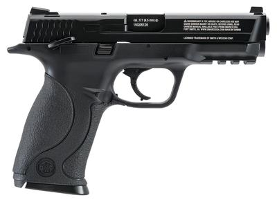 Smith & Wesson M&P 40 Blowback .177 BB 3.5 Inch Barrel White-Dot Adjustable Front Sight Accessory Rail Black 15 Shot