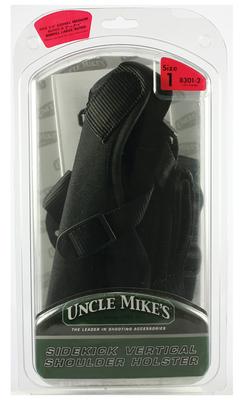 Sidekick Vertical Shoulder Holsters Size 1 Black Left Hand