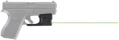 Reactor 5 Green Laser With ECR and Holster For Glock 19/23 Black