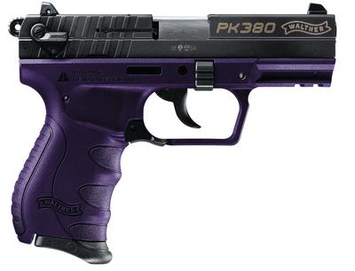 Model PK380 - Pantone 269C .380 ACP 3.66 Inch Barrel Pantone 269C with Black Slide 8 Round