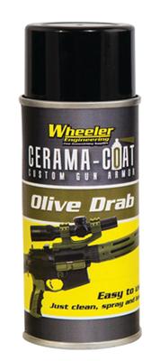 Wheeler Cerama-Coat Spray Olive Drab Finish 4 Ounce