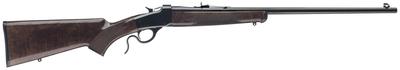 Model 1885 Low Wall Hunter Single Shot Lever Action .17 HMR 24 Inch Octagon Barrel Gloss Blue Finish Walnut Stock