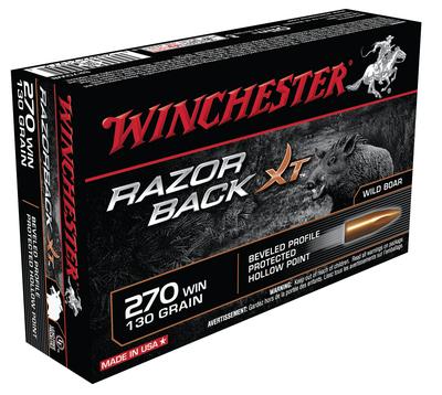 Razorback XT Rifle Ammunition .270 Winchester 130 Grain Razorback XT