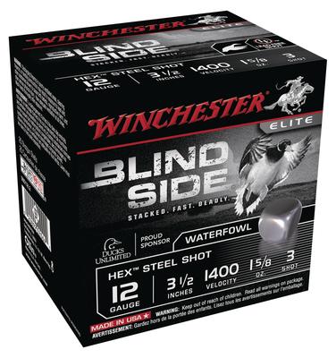 Blind Side Steel Hex Magnum Waterfowl 12 Gauge 3.5 Inch 1400 FPS 1.625 Ounce 3 Shot