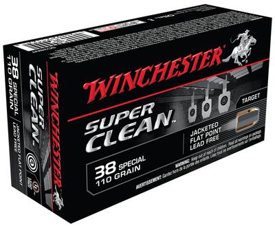 Super-X Super Clean NT Lead Free .38 Special 110 Grain Jacketed Flat Point
