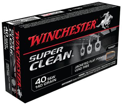 Super-X Super Clean NT Lead Free .40 Smith & Wesson 140 Grain Jacketed Flat Point