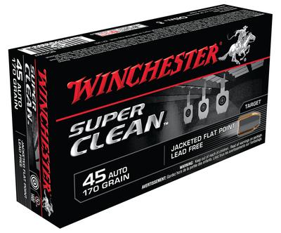Super-X Super Clean NT Lead Free .45 Auto 170 Grain Jacketed Flat Point