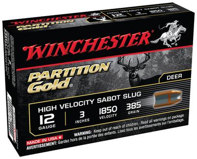 Partition Gold 12 Gauge 3 Inch 1850 FPS 385 Grain Sabot Slug