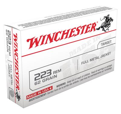 USA Brand .223 Remington 62 Grain Full Metal Jacket
