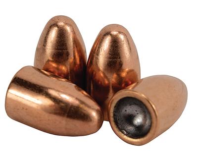 Handgun Bullets .355 Diameter 124 Grain Full Metal Jacket Flat Base