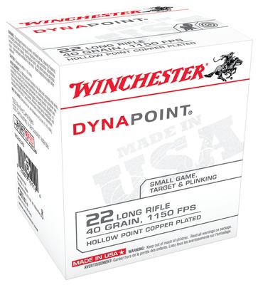 Dynapoint .22 Long Rifle 40 Grain Hollow Point 500 Per Box