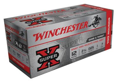 Value Pack Super-X Xpert Steel Game & Target 12 Gauge 2.75 Inch 1325 FPS 1 Ounce 7 Shot 100 Rounds