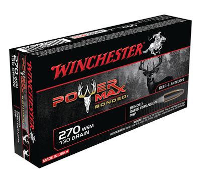 Power-Max .270 Winchester 130 Grain Protected Hollow Point Bonded
