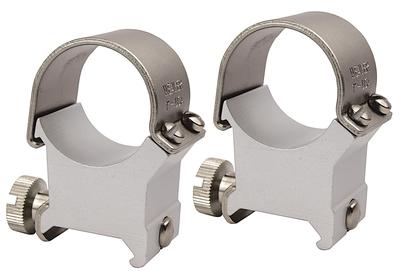 Detachable Top Mount Rings Extra High Stainless