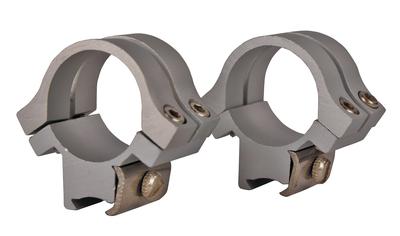 Quad Lock Tip-Off .22 Detachable Rings One Inch Silver