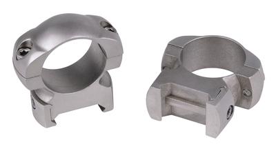 Grand Slam Steel Top Mount Rings 1 Inch Medium Silver