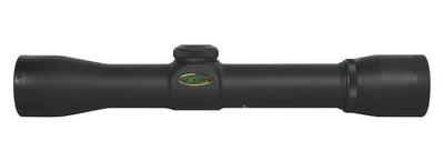 Classic K Riflescope 4x28mm Scout 50 Yard Parallax Dual-X Reticle Matte Black
