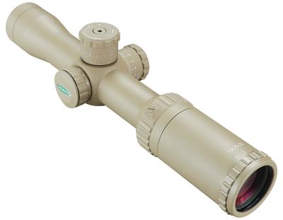 Kaspa Tactical Scope 1.5-6x32mm Illuminated Tactical Ballistic-X Reticle Dark Earth