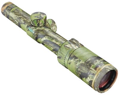 Kaspa Scope 1-4x24mm 1/4-inch MOA Adjustments Vertical Zone Turkey Reticle Camouflage Finish 30mm