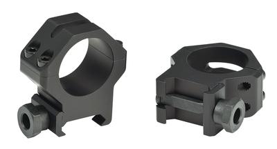 4-Hole Tactical Picatinny Ring Low Matte Black 30mm