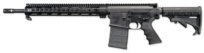 SRC-308 Midwest Key Mod .308 Winchester 18 Inch Fluted Barrel A2 Flash Suppressor Magpul MOE 6-Position Telestock Black 20 Round
