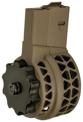 X-25 Skeletonized AR Drum Magazine .308 50 Round Flat Dark Earth