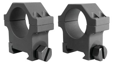 4-Screw Scope Ring Set Medium One Inch Picatinny Matte Black
