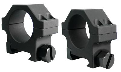 4-Screw Low Profile Scope Ring Set Short 30mm Picatinny Matte Black