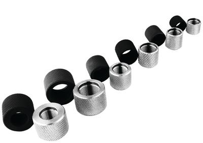 Rifle Thread Protector 5/8-24 TPI Natural Stainless Finish