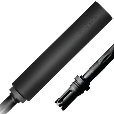 Titanium Ultra Light Black Tactical .30 Caliber Suppressor 7.625 Inches Cerakote Black Finish 5/8-24 TPI - All NFA Rules Apply