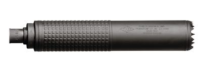 Stainless Q.D. Phantom LTA .30 Caliber Suppressor With Flash Hider Mount 7.625 Inches Matte Black Finish 1/2-28 TPI - All NFA Rules Apply