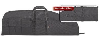 Tactical Gun Case 6 Pockets 37 Inch Black