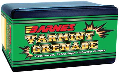 Varmint Grenade Bullets Lead Free 6mm Caliber .243 Diameter 62 Grain 1:10 Inch Twist or Faster Recommended 100 Per Box