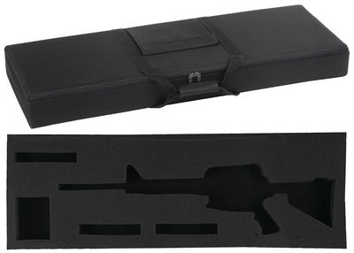 Hard-Sided Tactical Case with Die Cut Insert for AR-15/M4/M6 Black 40x14 Inch