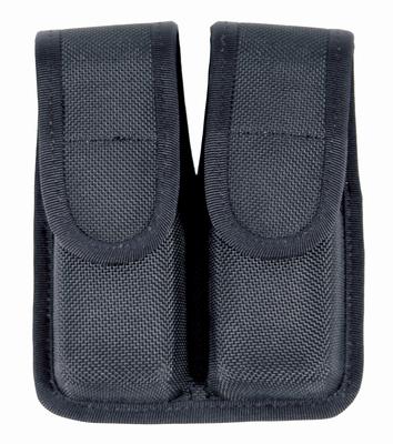Double Magazine Pouch Molded Cordura Duty Gear Black for Glock 21