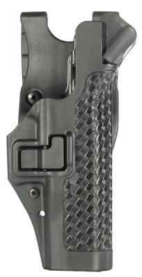 Level 3 Serpa Auto Lock Duty Holster Basket Weave Black Right Hand For Beretta 92/96