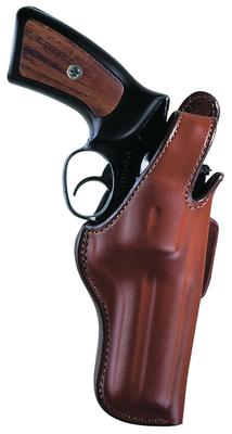 Model 5BHL Thumbsnap Suede Lined Holster 3 Inch Barrel Small Revolver Bulldog and Similar Plain Tan Right Hand