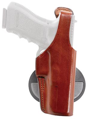 Model 59 Special Agent Adjustable Leather Paddle Holster Colt/Springfield .45 Size 10 Plain Tan Right Hand